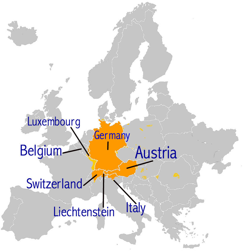 German market localization - German-speaking countries