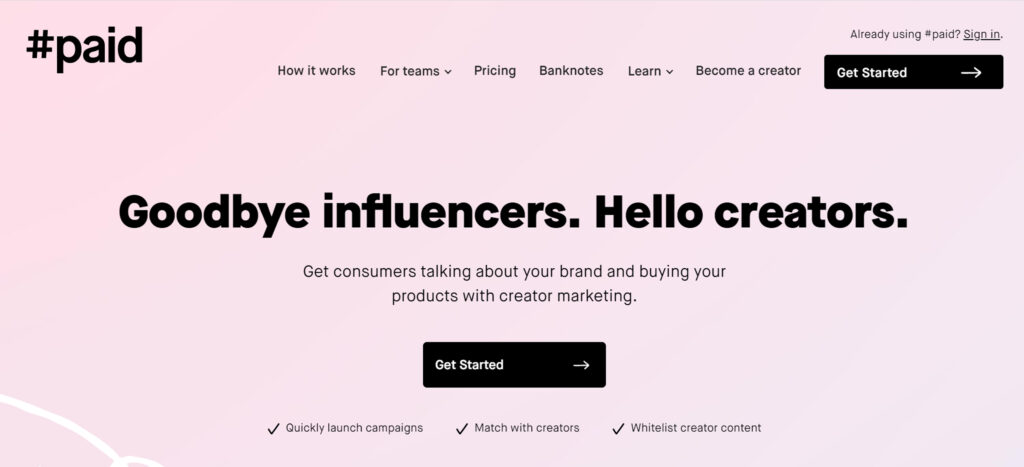 marketing influencer platform - hashtagpaid