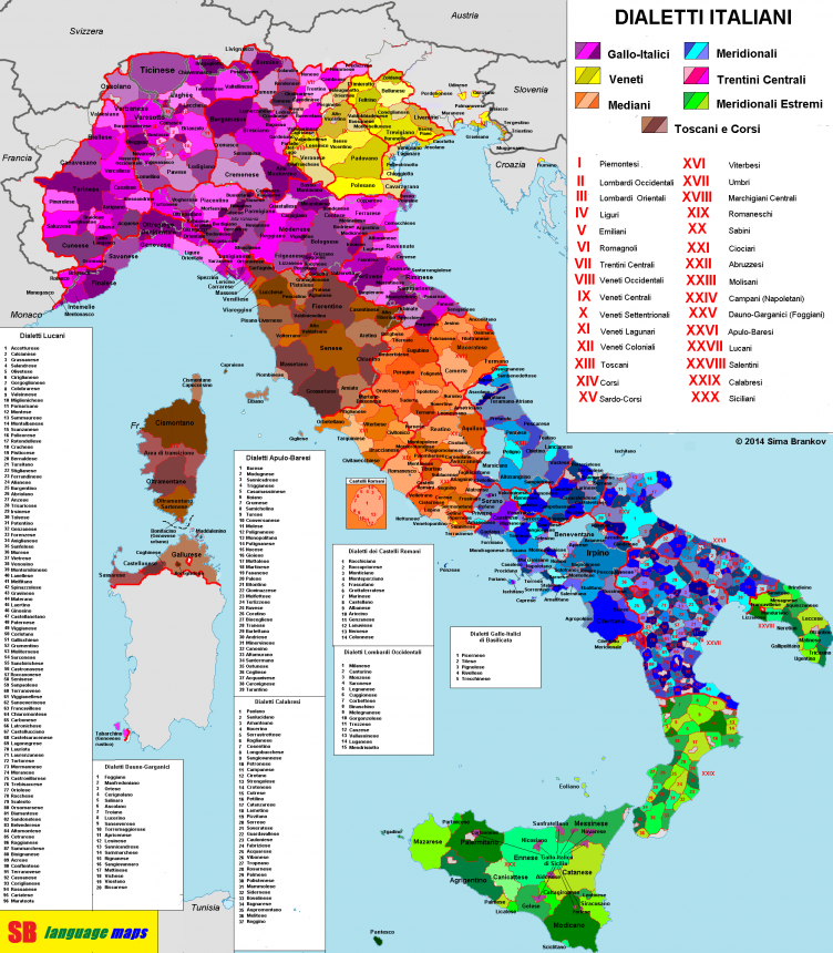 Italian market localization - Italian dialects